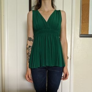 BCBG emerald blouse